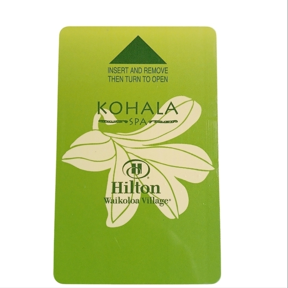 Hilton Waikoloa Village Hotel Room Key Card Travel Memorabilia Souvenir